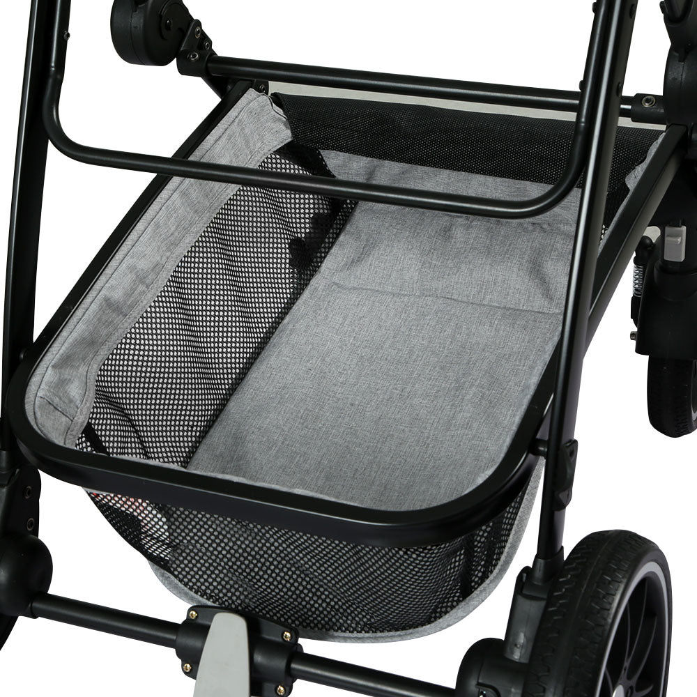 i.Pet Pet Stroller Dog Pram Large Cat Carrier Travel Pushchair 4 Wheels Foldable