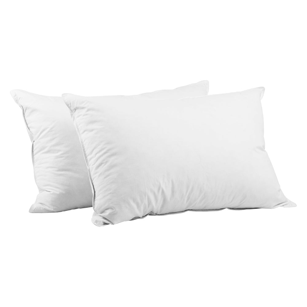 Giselle Bedding Goose Feather Down Pillow Twin Pack