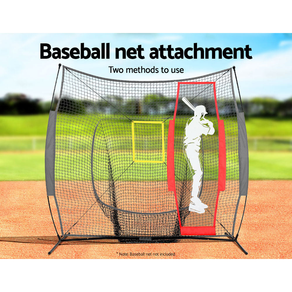 Everfit Baseball Net Pitching Kit with Stand Rebound Net Softball�Training Aid