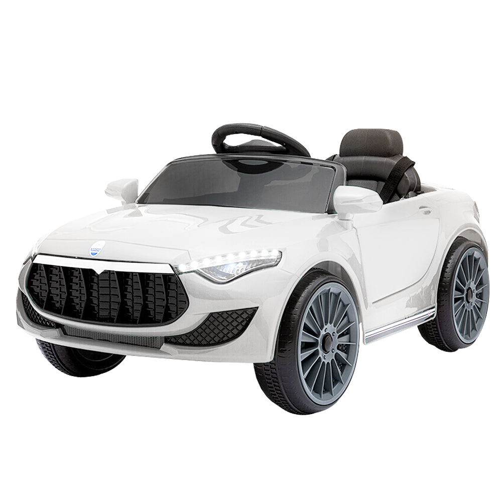 Rigo Kids Electric Ride On Car Maserati-inspried Toy Cars Remote 12V White