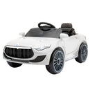 Rigo Kids Ride On Car Electric Toys 12V Battery Remote Control White MP3 LED