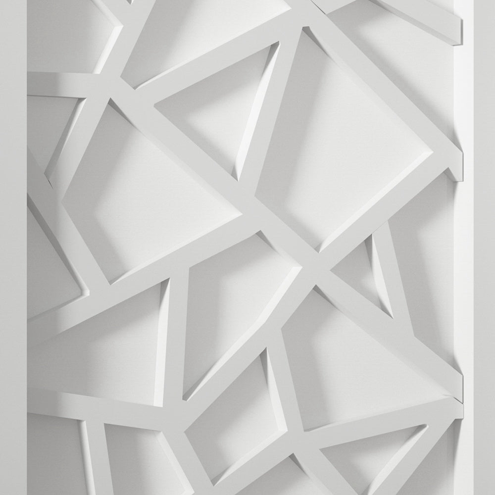 Artiss 3 Panel Room Divider Screen 122x170cm Clover White