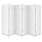 Artiss Room Divider Screen Wood Timber Dividers Fold Stand Wide White 6 Panel