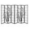 Artiss Room Divider Screen Privacy Dividers Pine Wood Stand Black White 8 Panel