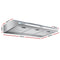 DEVANTI Fixed Range Hood Rangehood Stainless Steel Kitchen Canopy 90cm 900mm