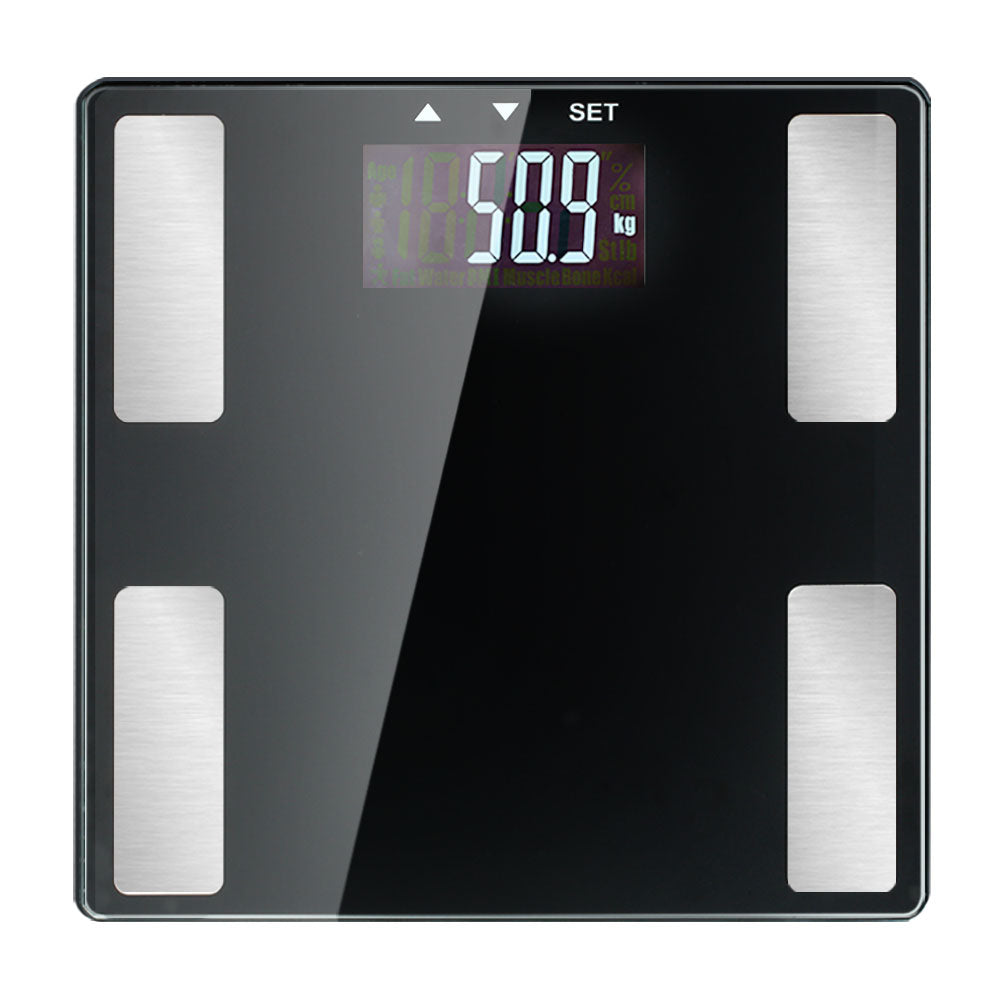 Everfit Body Fat Bathroom Scale Weighing Wireless Bluetooth Gym 180KG