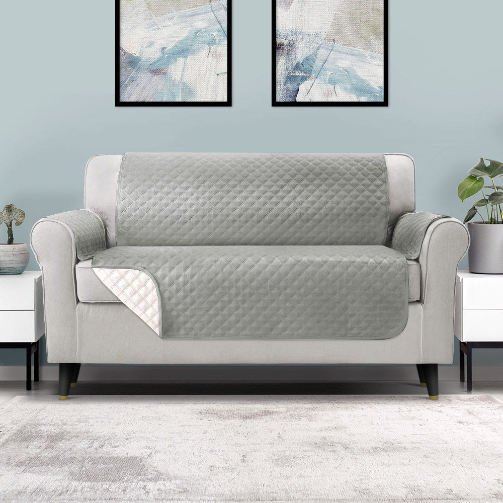 Artiss Sofa Cover Couch Covers 3 Seater 100% Water Resistant Grey