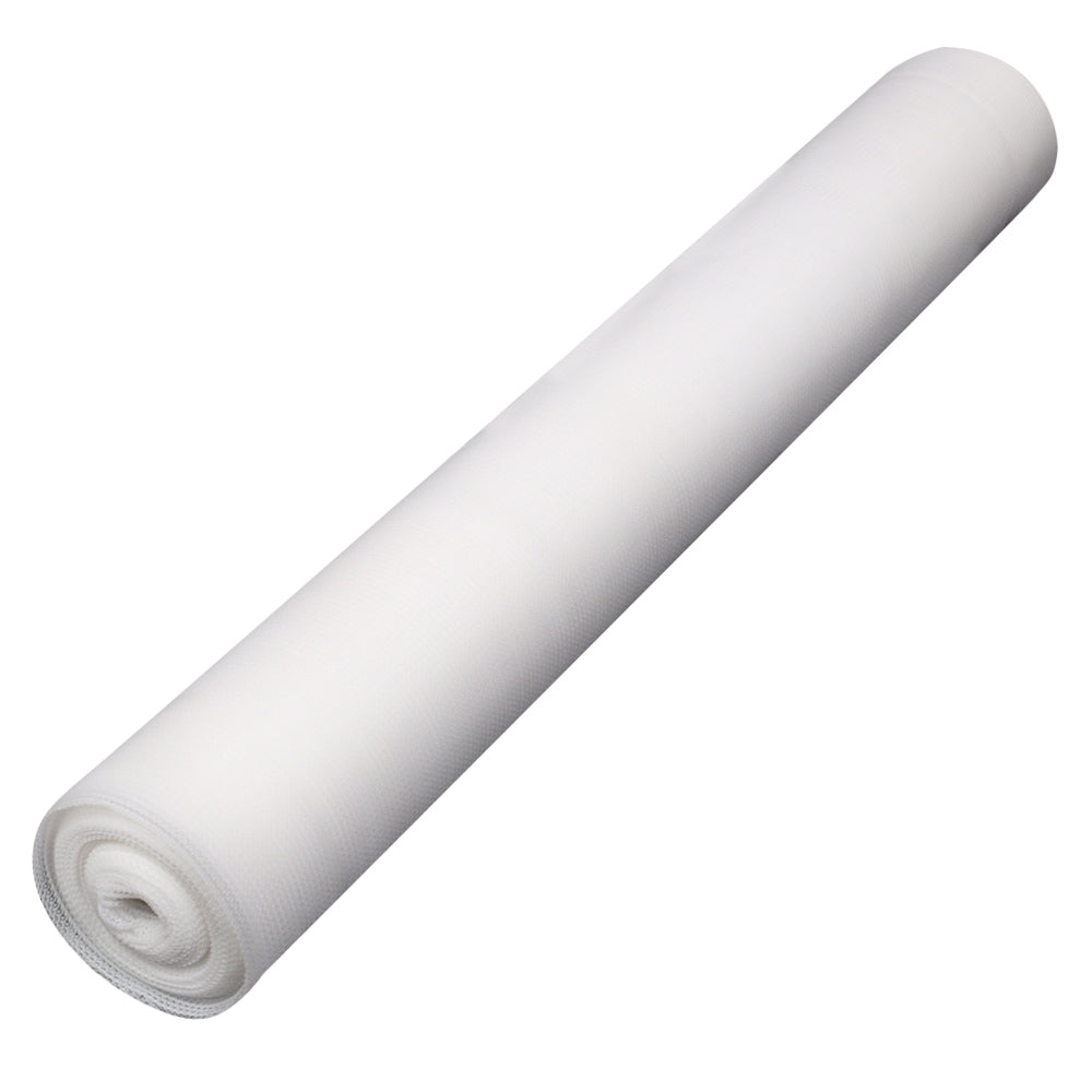 Instahut 90% Shade Cloth 3.66x30m Shadecloth Wide Heavy Duty White
