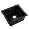 Cefito Stone Kitchen Sink 460X410MM Granite Under/Topmount Basin Bowl Laundry Black