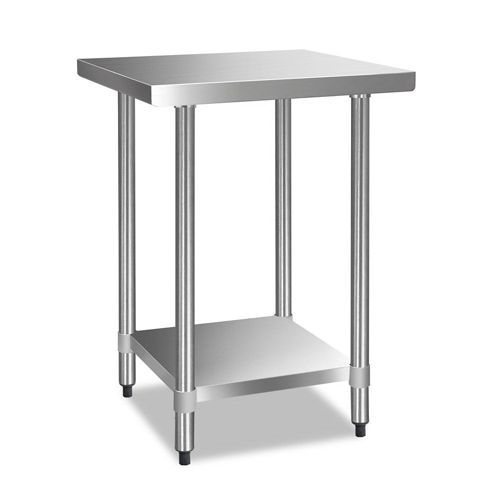 Cefito 610x610mm Stainless Steel Kitchen Bench 430