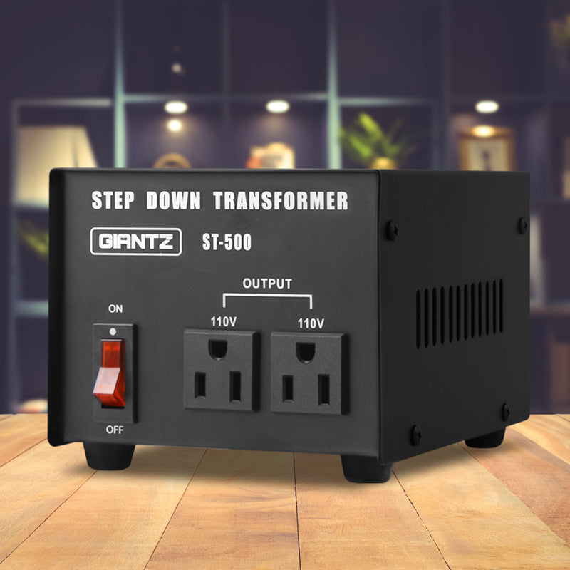 Giantz Stepdown Transformer 500W 240V to 110V