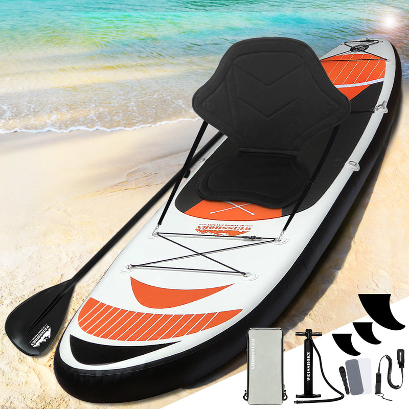 Weisshorn Stand Up Paddle Board Inflatable 11ft SUP Surfboard Paddleboard Kayak