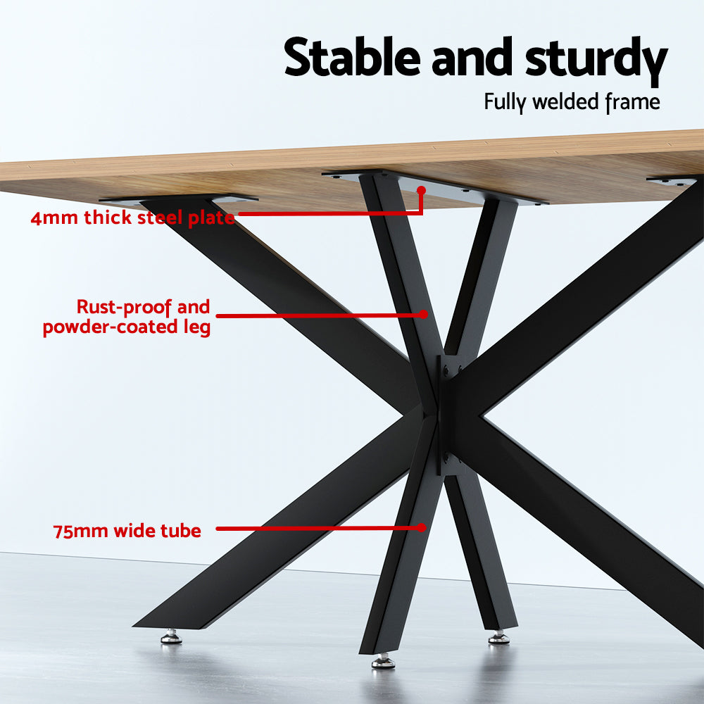 Artiss Starburst Table Legs Coffee Dining Table Legs DIY Metal Leg 120X68cm