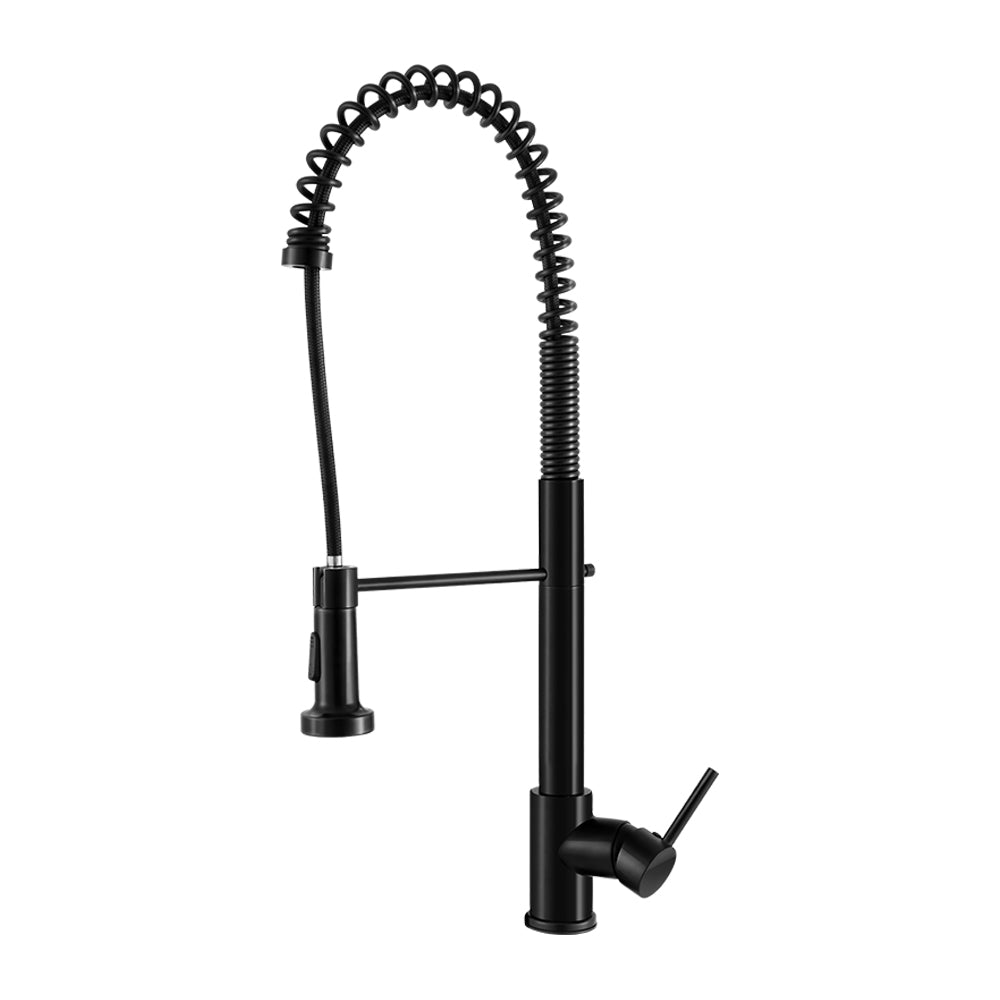 Cefito Kitchen Mixer Tap Pull Down 2 Modes Sink Faucet Basin Laundry Black