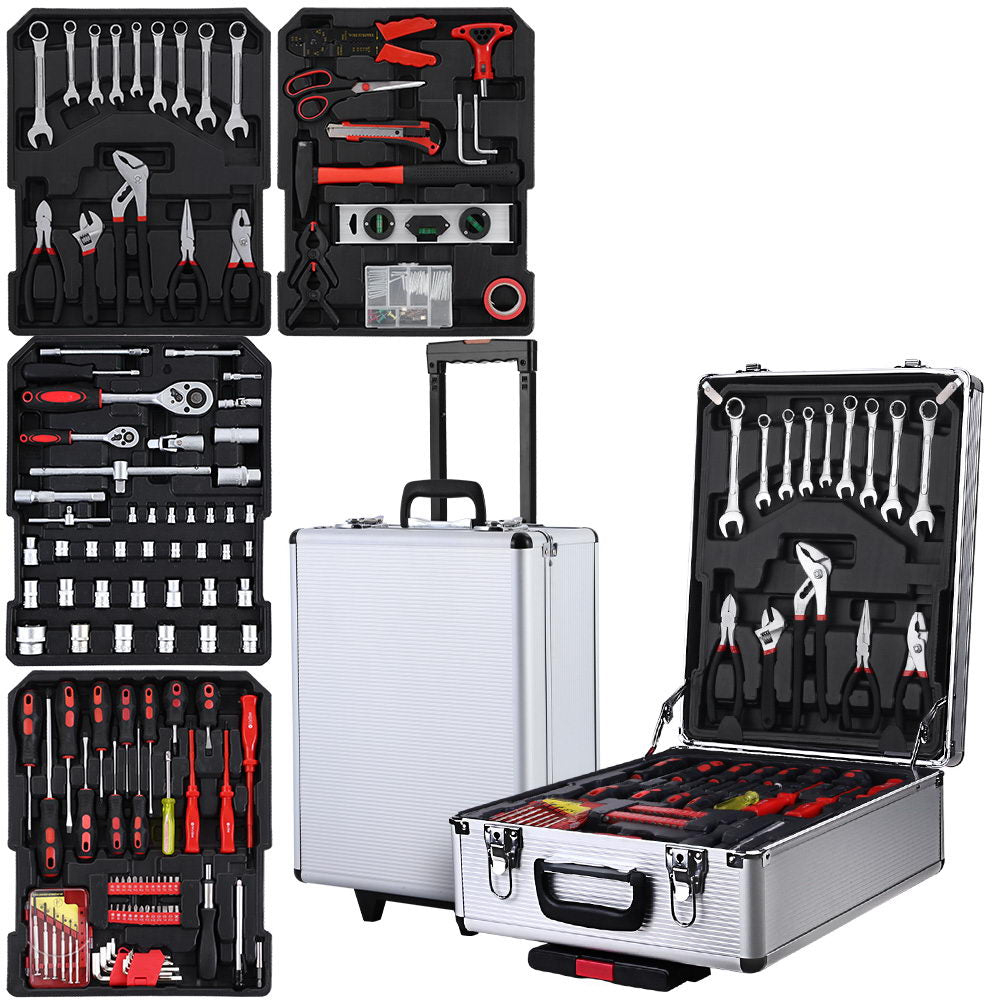 Giantz 786pcs Tool Kit Trolley Case Mechanics Box Toolbox Portable DIY Set