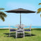 Instahut Outdoor Umbrella Umbrellas Beach Garden Tilt Sun Patio Deck Pole 2.7m