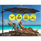 Instahut Outdoor Umbrella 3M Roma Cantilever Beach Furniture Garden 360 Degree Charcoal