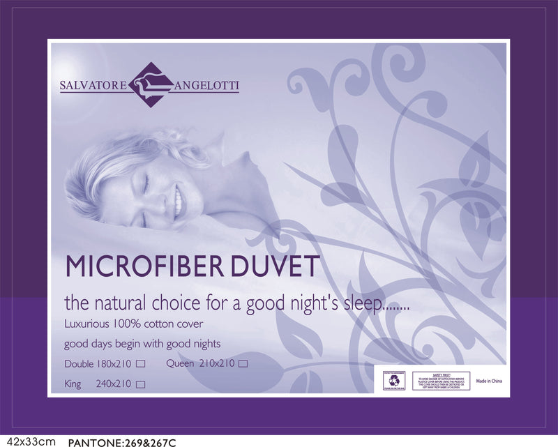 Microfiber Duvet / Quilt -Single