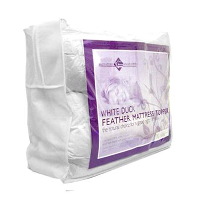 100% White Duck Feather Mattress Topper -Single