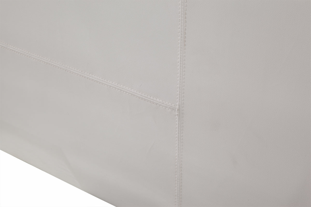 PU Leather King Bed Headboard Bedhead - White