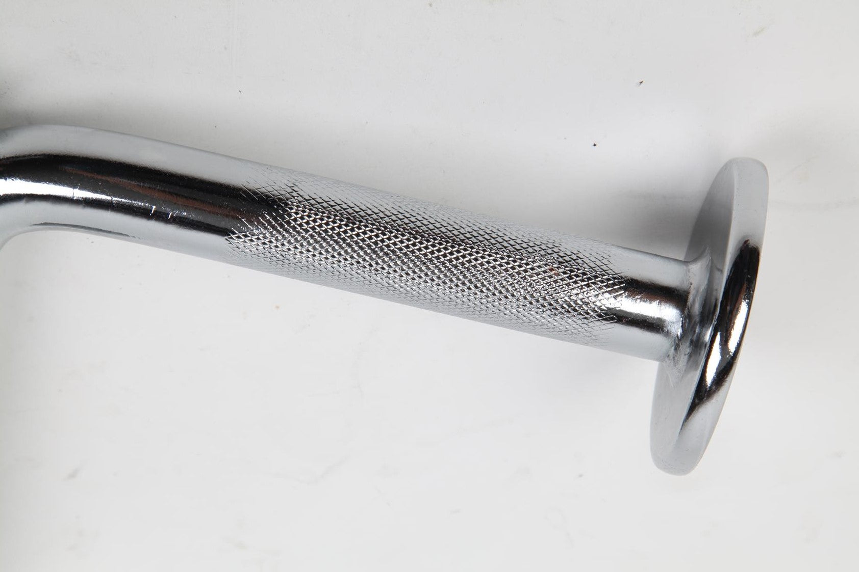 Heavy Duty Steel Triceps Push Down Bar with Knurled Handles