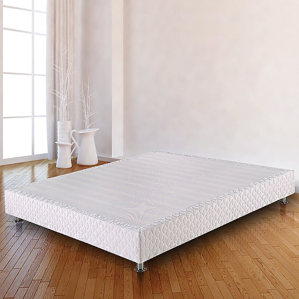 Designer King Bed Frame with Firm Support & Easy Assembly