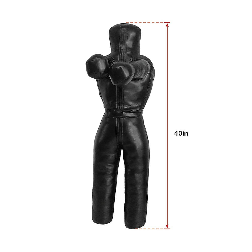 40" Unfilled Heavy Duty MMA Grappling Dummy, Black