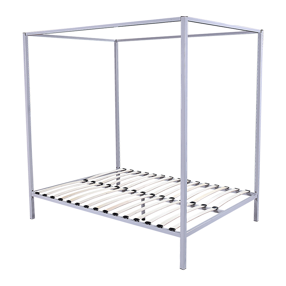 4 Four Poster Queen Bed Frame
