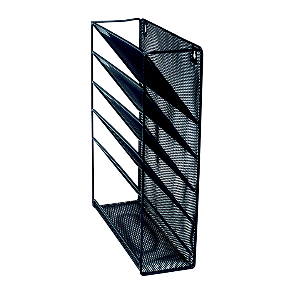 Wall Mount 6 Pocket Hanging File Sorter Organizer Folder Holder Rack S