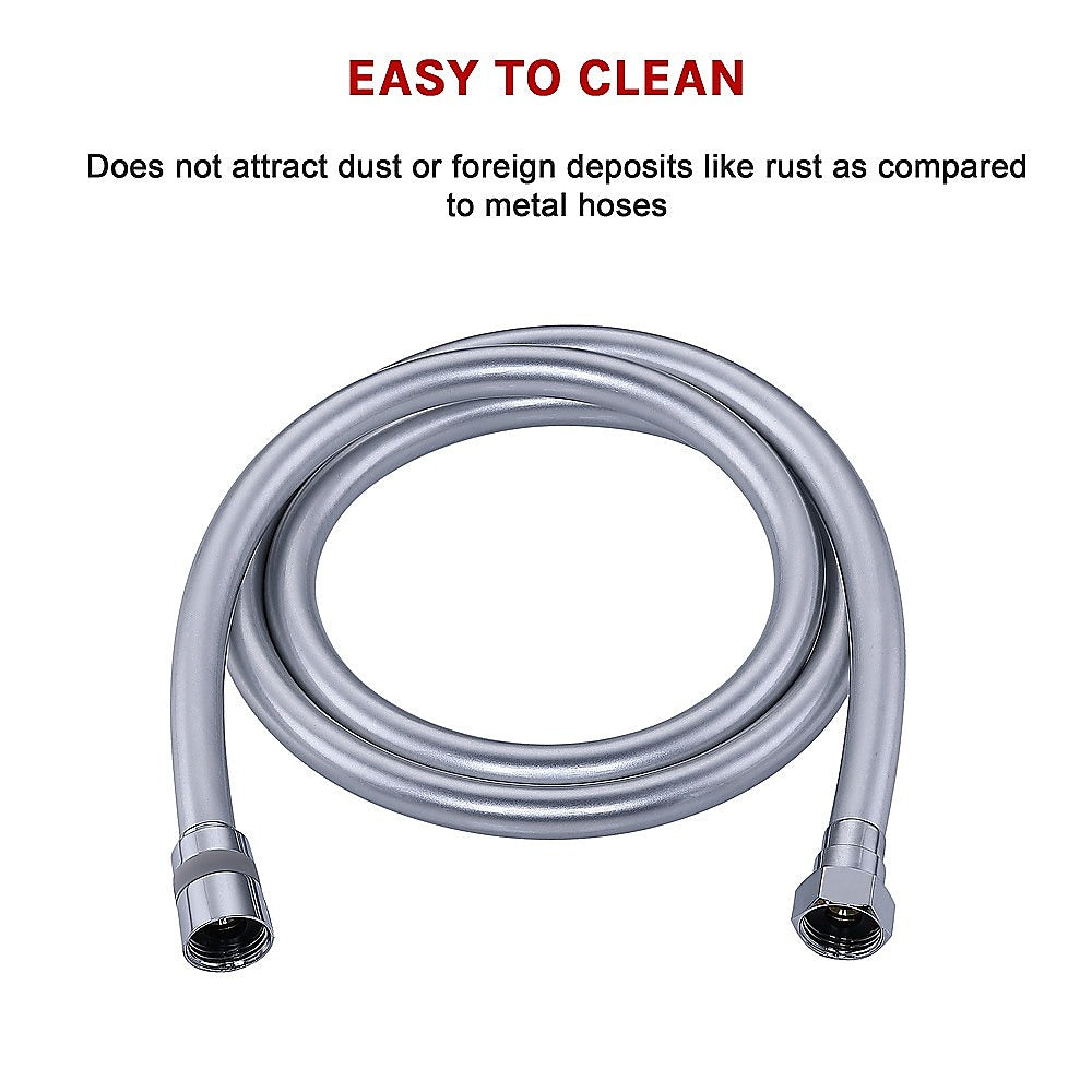 Kink-Resistant 1500mm Shower Hose, Brass Fittings