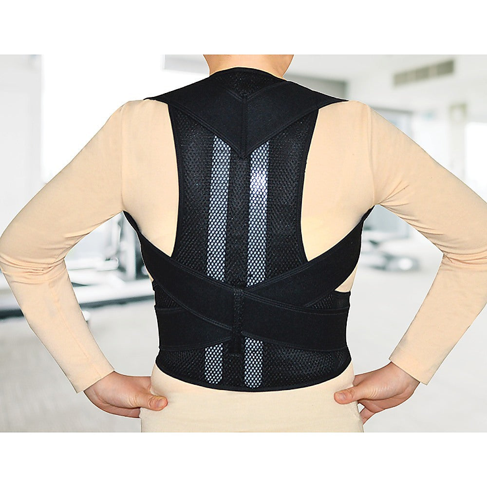 Large Neoprene Lower Back Brace Support, Posture Corrector