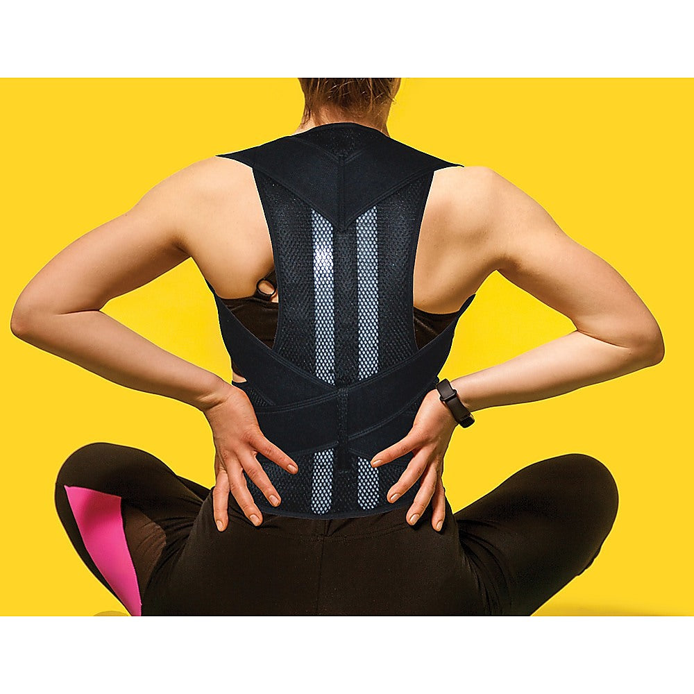 Adjustable Medium Back Brace & Posture Corrector, Unisex