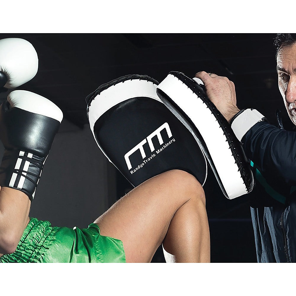 MMA Kick Boxing Pads Curved Strike Shield Punching Bag Focus Arm Muay Thai