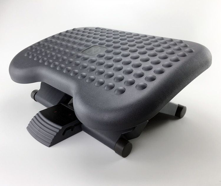 Adjustable Ergonomic Footrest with Tilt and Massage - Randy & Travis