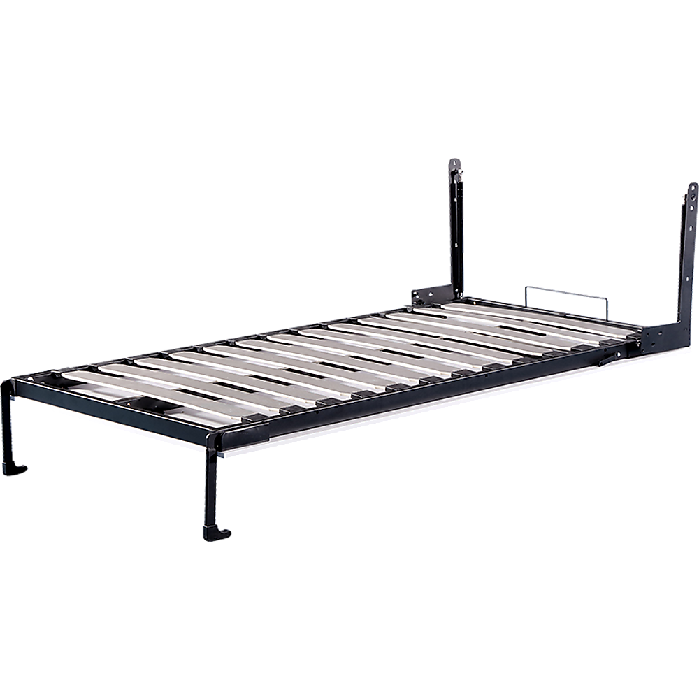 Steel Single Size Wall Bed Mechanism Kit, Black