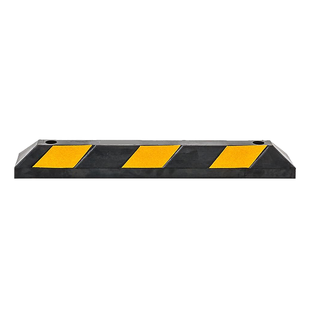 High-Visibility Rubber Curb Parking Guide, 90cm, Reflective