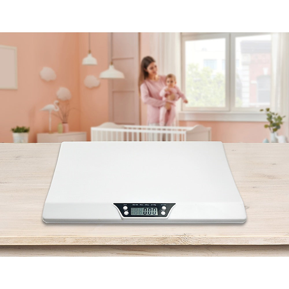 High-Precision Digital Baby and Pet Scale with LCD Display