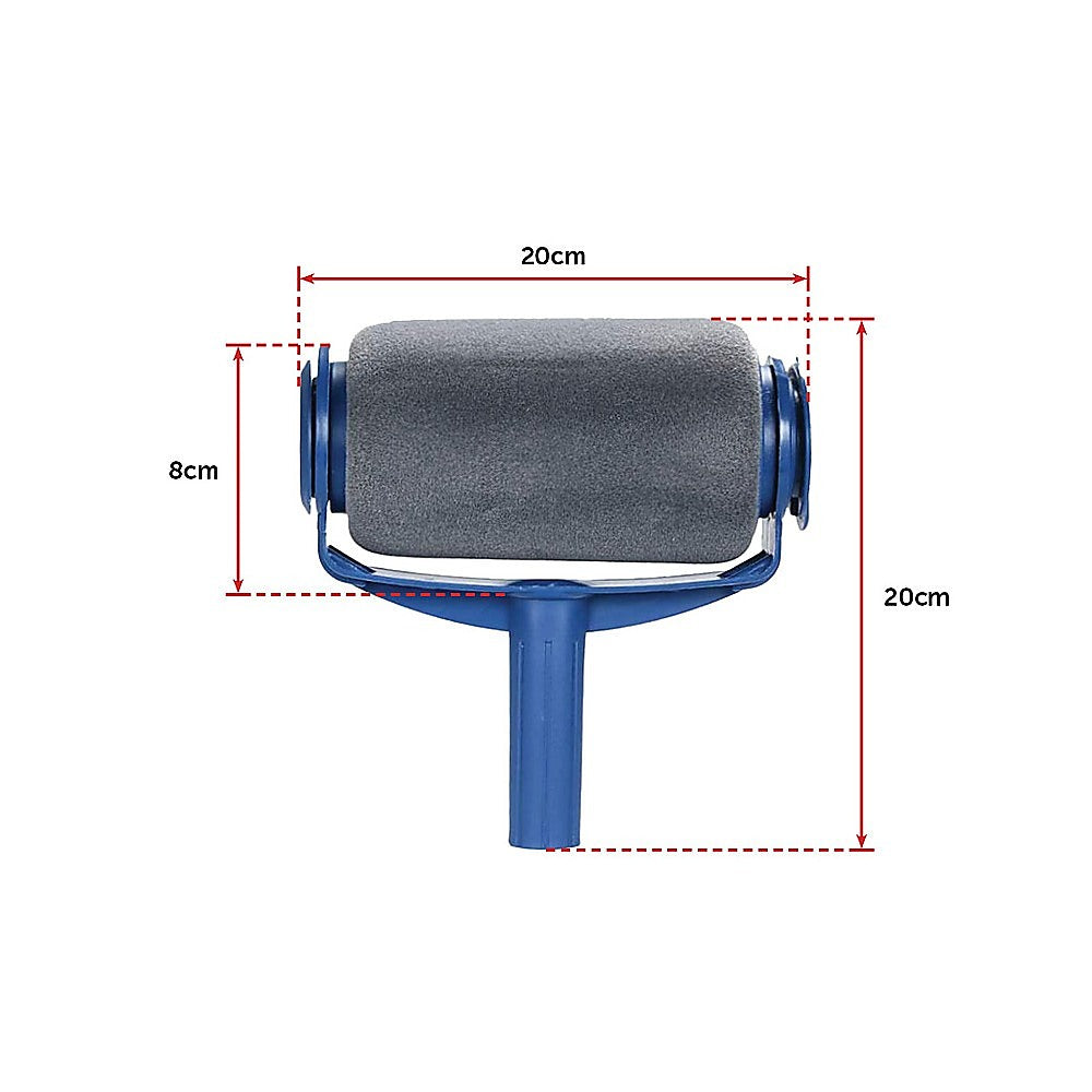 Drip-Free Microfibre Paint Roller Set with Edger