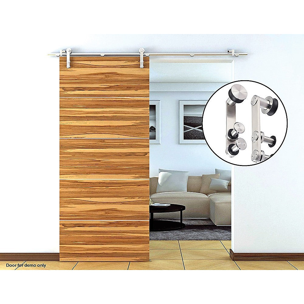 High-Quality Sliding Barn Door Hardware Set, Stainless Steel