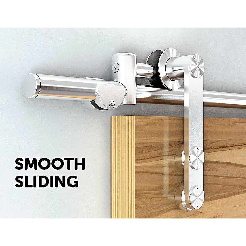 High-Quality Sliding Barn Door Hardware Set, Stainless Steel