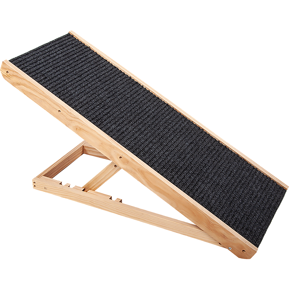 Portable Adjustable Pet Ramp with Non-Slip Surface