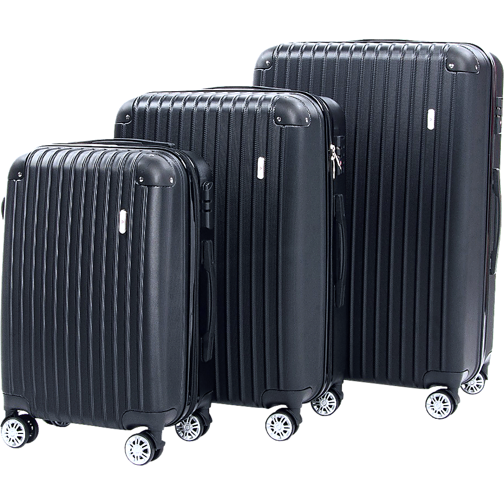 Lightweight Water-Resistant Trolley Suitcases Set, TSA Locks, Delegate