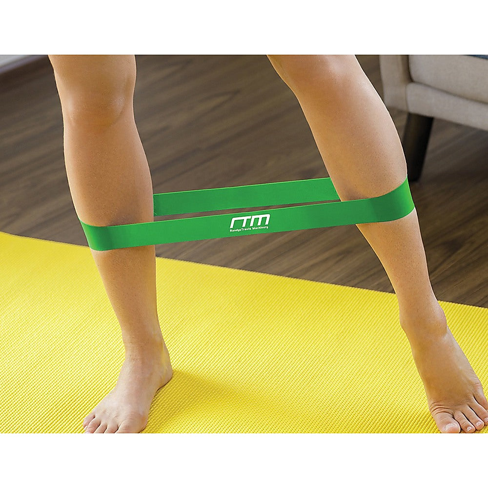 Heavy Duty Resistance Band Loop Set (5) Multi-Colored, Latex