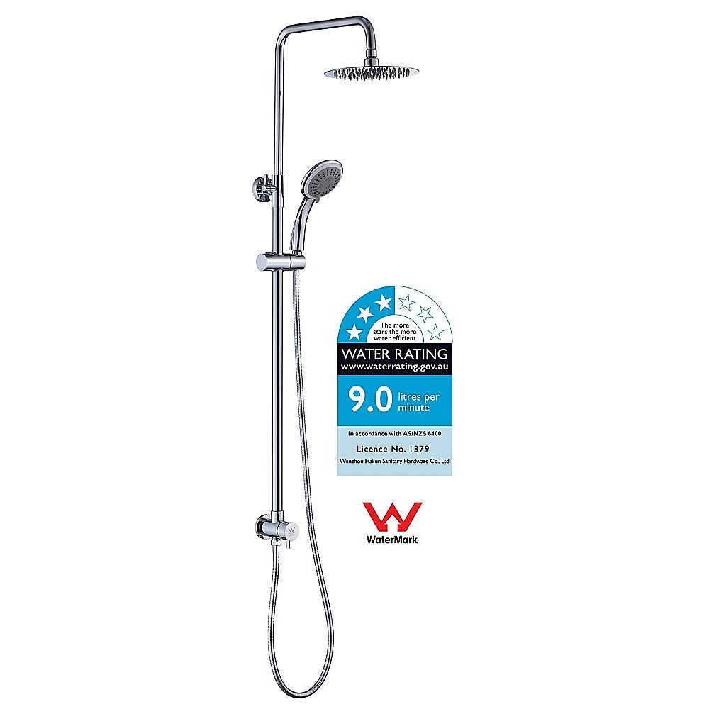 High Pressure 8" Dual Head Rain Shower Set | Della Francesca