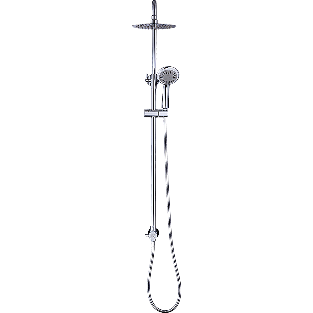 High Pressure 8" Dual Head Rain Shower Set | Della Francesca