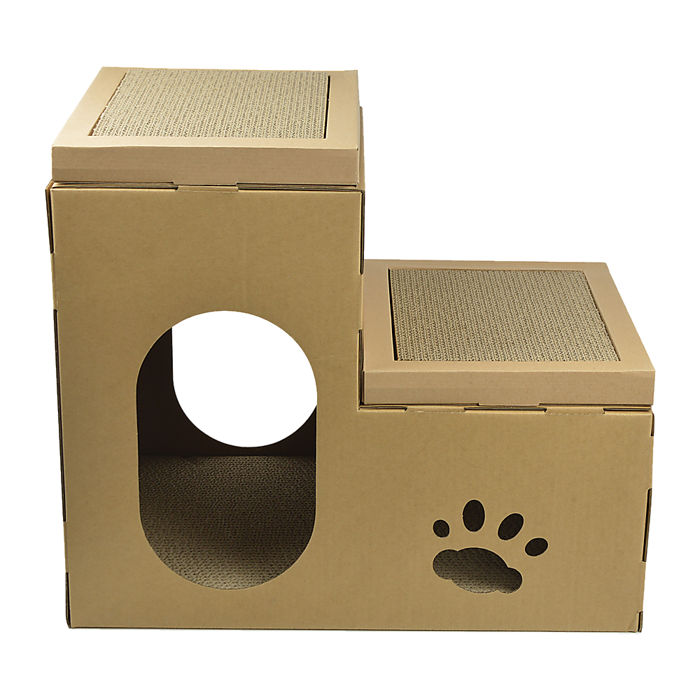 Multi-Level Cat Condo Tower, Scratchboards, Cardboard