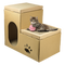 Cat Cardboard House Tree Tower Condo Scratcher Pet Post Pad Mat Furniture