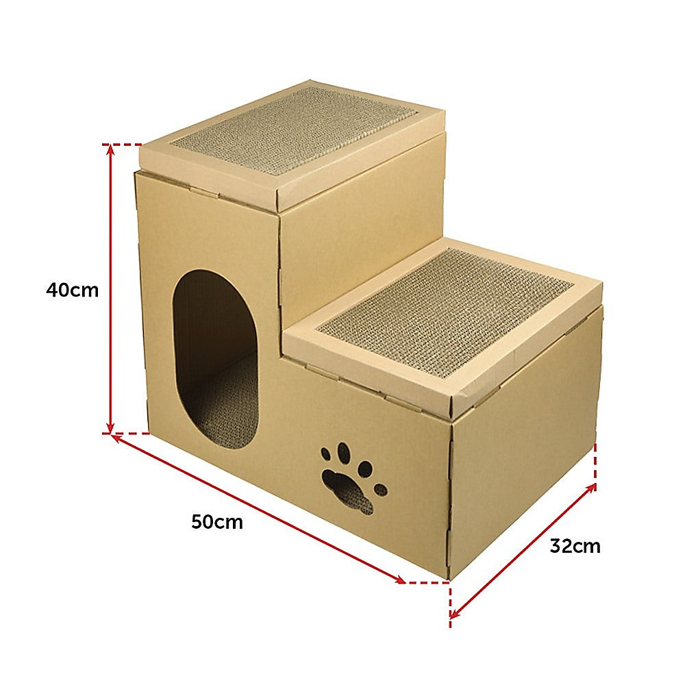 Multi-Level Cat Condo Tower, Scratchboards, Cardboard