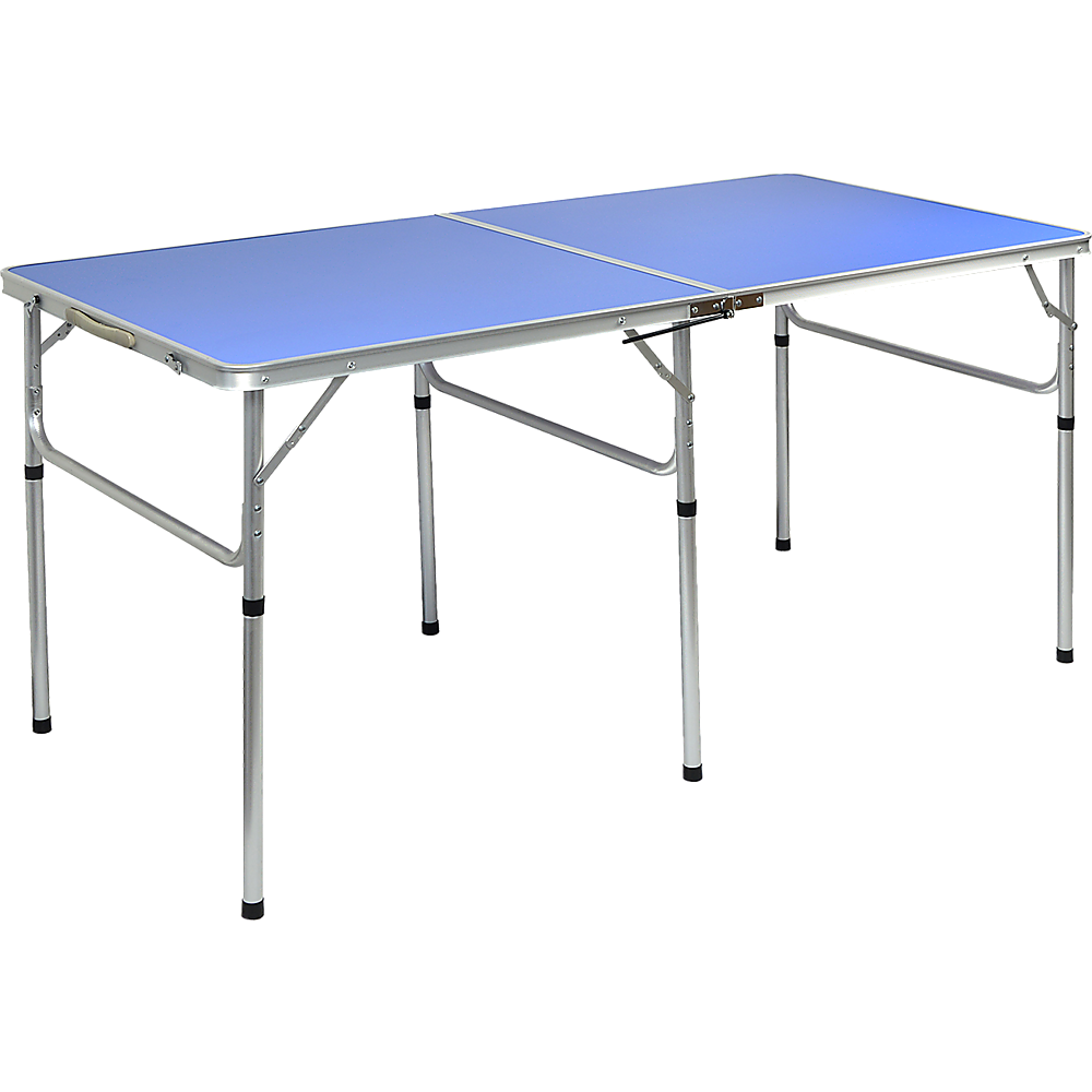 Foldable 152cm Ping Pong Table Set, PVC MDF, Indoor/Outdoor