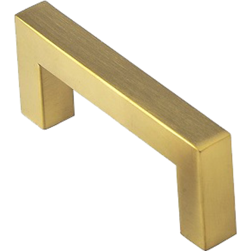 15 x Brushed Brass Drawer Pulls Kitchen Cabinet Handles - Gold